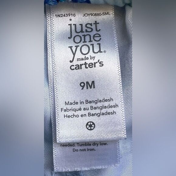 Just One You Carter’s Baby Boy Shark Print Swim Trunks. Swim Shorts. 9 Months. - Picture 3 of 4